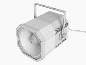 Stage UV Lamp Blacklight 3D Model