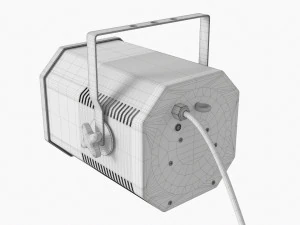 Stage UV Lamp Blacklight 3D Model