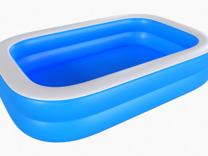 Inflatable Family Water Pool 02 3D Модель