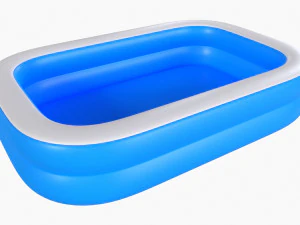 Inflatable Family Water Pool 02 3D Model