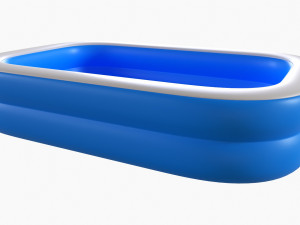 Inflatable Family Water Pool 02 3D Модель