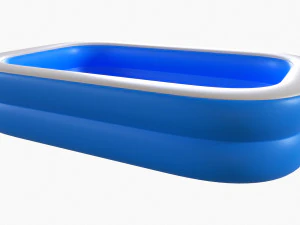 Inflatable Family Water Pool 02 3D Model