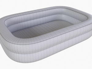 Inflatable Family Water Pool 02 3D Модель
