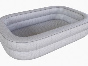 Inflatable Family Water Pool 02 3D Model