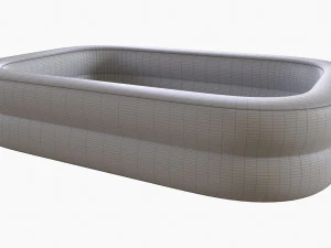 Inflatable Family Water Pool 02 3D Model