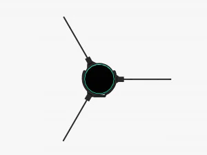 LED-Farbr&ouml;hrenlicht 3D Modell