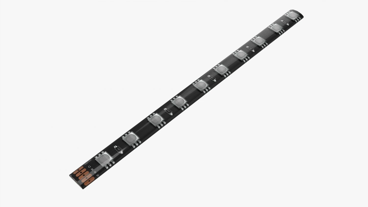 Striscia LED Modello 3D .c4d .max .obj .3ds .fbx .stl .blend 