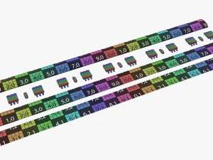 Striscia LED Modello 3D