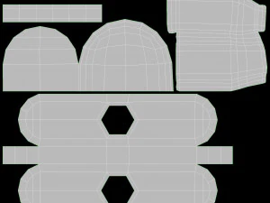 Striscia LED Modello 3D