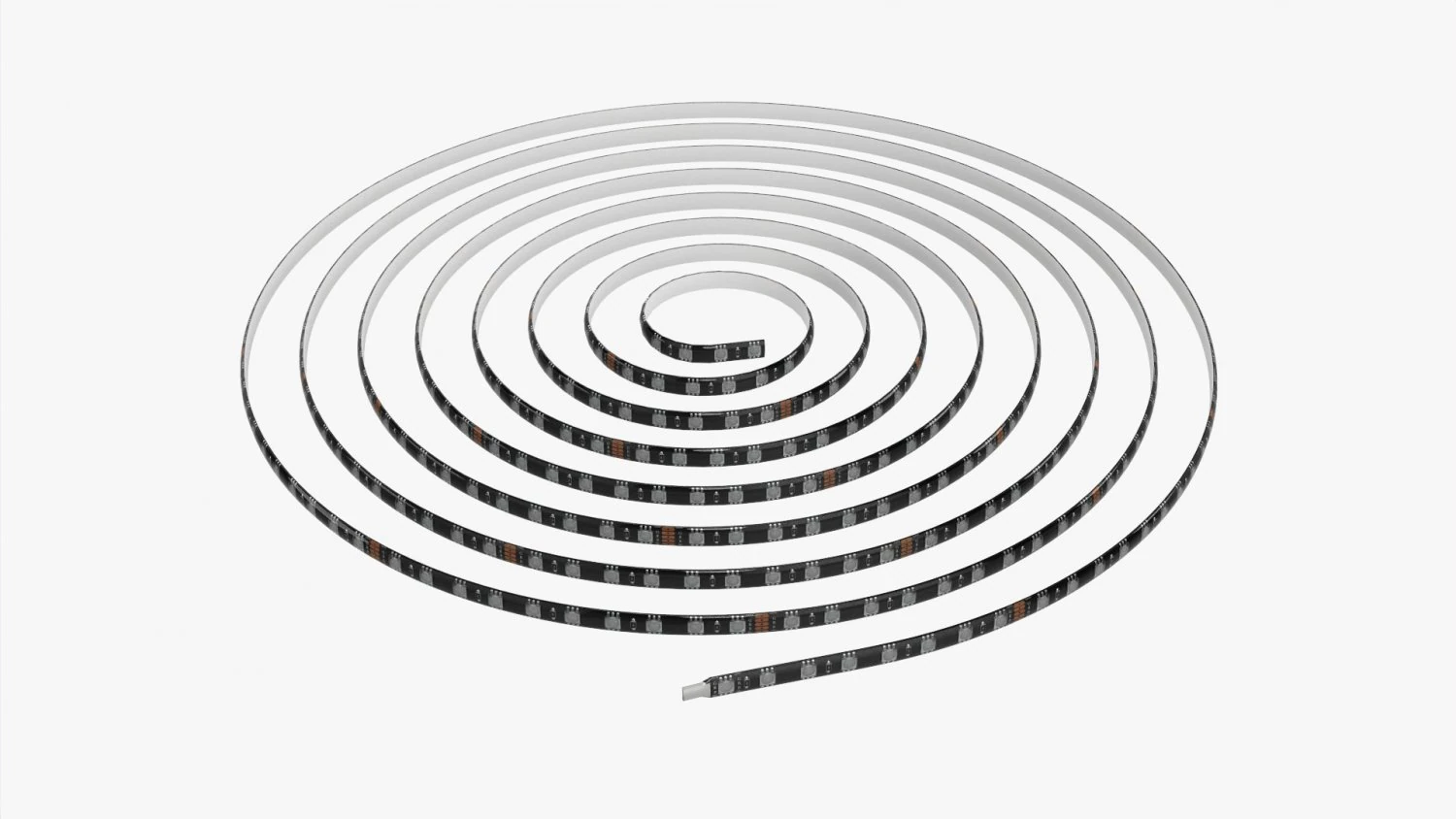 Rotolo di strisce LED Modello 3D .c4d .max .obj .3ds .fbx .stl .blend