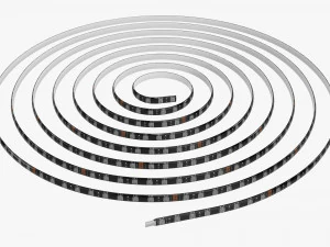 Rotolo di strisce LED Modello 3D