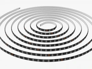 Rotolo di strisce LED Modello 3D