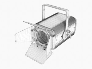 Led Theatre Spotlight 3D Model