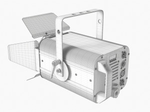 Led Theatre Spotlight 3D Model