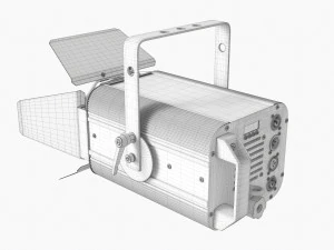 Led Theatre Spotlight 3D Model