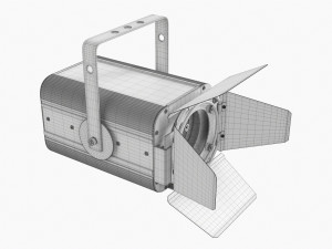 Led Theatre Spotlight 3D Model