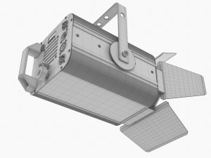 Led Theatre Spotlight 3D Model