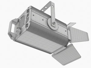 Led Theatre Spotlight 3D Model