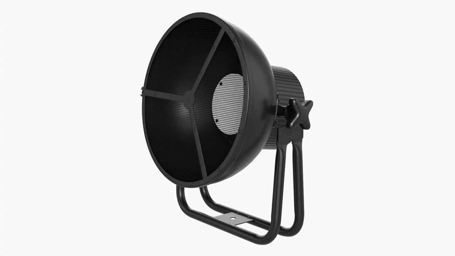 Led Vintage Spotlight 3D Model .c4d .max .obj .3ds .fbx .stl .blend 