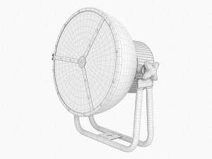 Led Vintage Spotlight 3D 모델