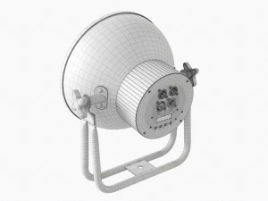Led Vintage Spotlight 3D Model