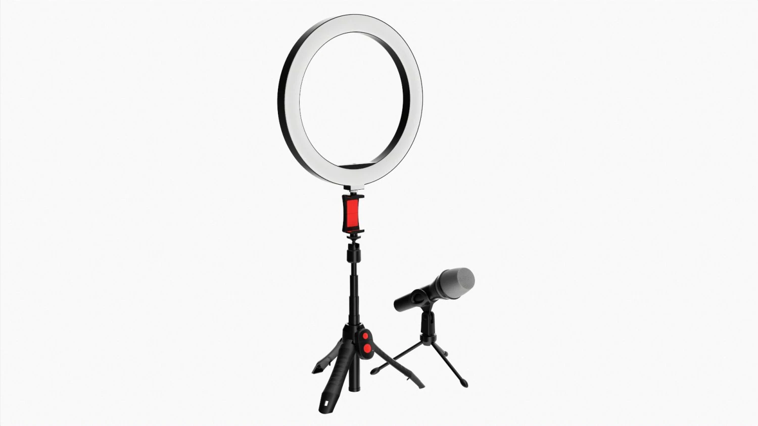 Live Streaming Kit 3D Model .c4d .max .obj .3ds .fbx .stl .blend 