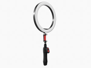 Statyw do transmisji na żywo z lampą 01 Model 3D