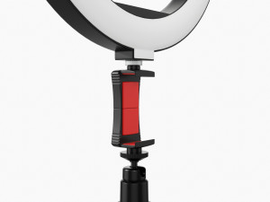 Live Streaming Tripod With Lamp 01 3D-Modell