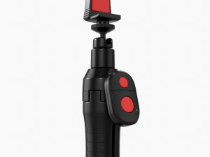 Live Streaming Tripod With Lamp 01 3D-Modell