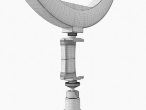 Live Streaming Tripod With Lamp 01 3D-Modell