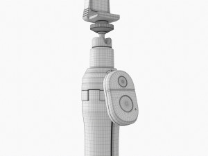 Live Streaming Tripod With Lamp 01 3D-Modell