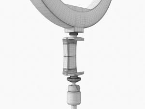 Trip&eacute; de transmiss&atilde;o ao vivo com l&acirc;mpada 02 Modelo 3D