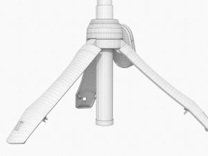 Trip&eacute; de transmiss&atilde;o ao vivo com l&acirc;mpada 02 Modelo 3D