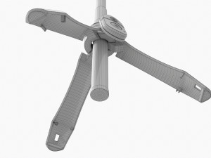 Live Streaming Tripod With Lamp 02 3D Model