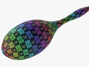 Maracas 02 Base 3D Model