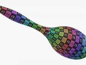 Maracas 02 Base 3D Model