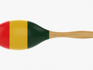 Maracas 02 Colorful 3D Model