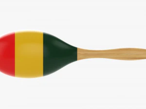 Maracas 02 Colorful 3D Model