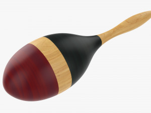 Maracas 02 Painted 3D Модель