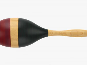 Маракаси 02 Розмальовані 3D Модель