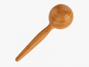 Maracas 03 American Wood Model 3D