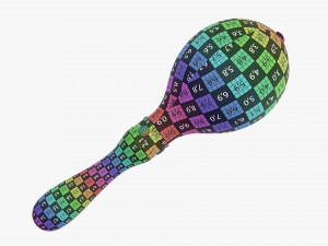 Maracas 04 Plastic 3D Model