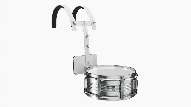 Marching Snare Drum Set 3D Модель .c4d .max .obj .3ds .fbx .stl .blend 
