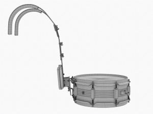 Marching Snare Drum Set 3D Модель