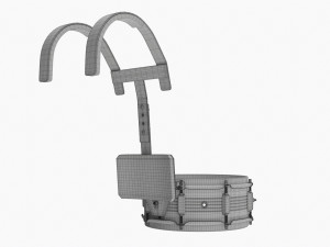 Marching Snare Drum Set 3D Модель