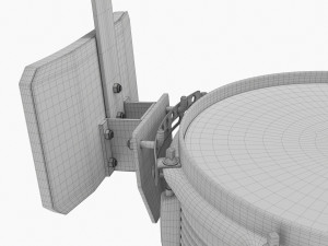Marching Snare Drum Set 3D Модель