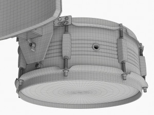 Marching Snare Drum Set 3D Модель