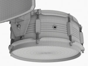 Set di rullante da marcia Modello 3D