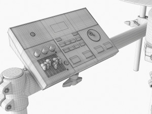 Millenium Mps-850 E-Drum Set 3D Model