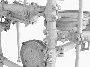 Set di batteria elettronica Millenium Mps-850 Modello 3D